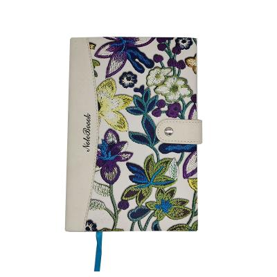 China Silk Printing/Hot Stamping/Embossing Custom Logo PU Cover Hardcover Leather Based Notebook with 3D Printing for sale