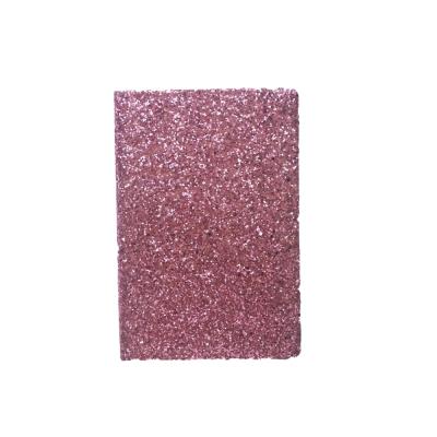 China Custom Personalized Hardcover 2021 Dairy Glitter Foil Stamping Hardcover Notebook for sale