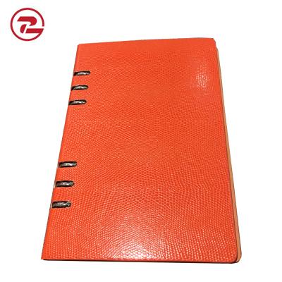 China Ring Binder Sublimation A4 PU Leather Notebook Loose Leaf Blank Diary Ring Binder Business PU Leather Diary for sale