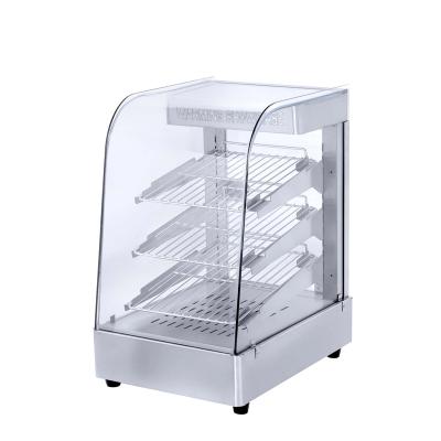 China Best Selling Commercial Food Restaurant Food Warmer Snack Food Warmer Hotels Display Showcase Electric Hot Food for sale