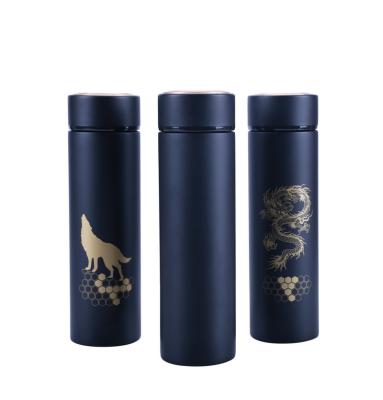 China 2021 New Arrivals Amazon Success PORTABLE Ceramic Cups Stainless Steel Thermos Double Wall Water Bottle for sale