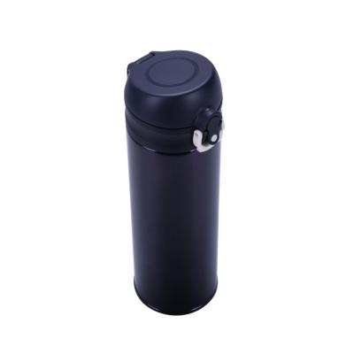 China Latest One Touch Business 2021 Double Open Hand Wall Insulated Thermos Vacuum Water Bottle Stainless Insulated for sale