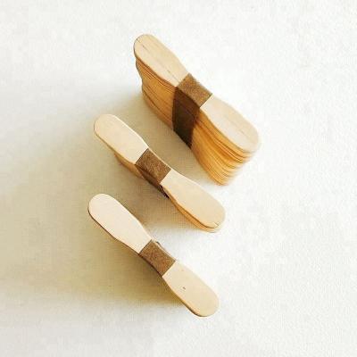 China Sustainable Disposable Wooden Ice Cream Spoon for sale