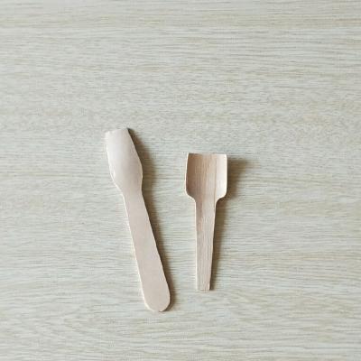 China Disposable Disposable Wooden Cutlery Set/Wooden Shovel For Ice Cream for sale