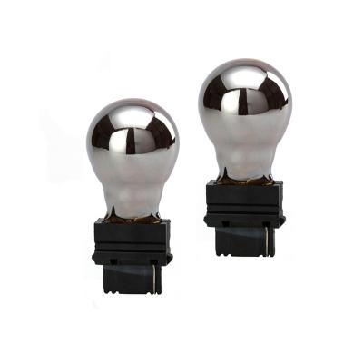 China silver chrome 3156 auto bulb 3157 auto lighting system 3156 3157 miniature bulb P27W 12V 27W for sale