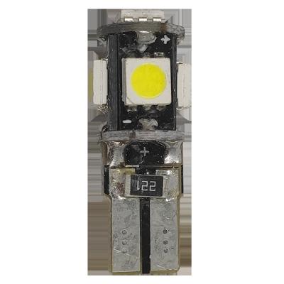 China Parklight 194 LED Chip 5SMD Super Bright T10 T10 Car LED T10 Car Accessories 6000K CANBUS 5050 LED for sale