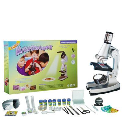 China ABS Plastic Science Experiment Kits Science Toy Children Microscope STX-1200 for sale