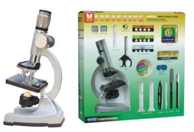 China Optical glass lens for kids toys educational microscope GMPZ-C1200 for sale