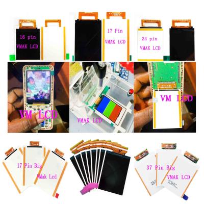 China phones accessories wholesales lcd screen digitizer for TECNO/Itel/Infinix 16pin 17pin 20pin 24pin 37pin display lcds for terminals 16 17 20 24 37 for sale