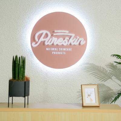 China Eco-friendly Personality Luminous Creative Advertising Mini Character Billboard Stainless Steel Led Light Box for sale