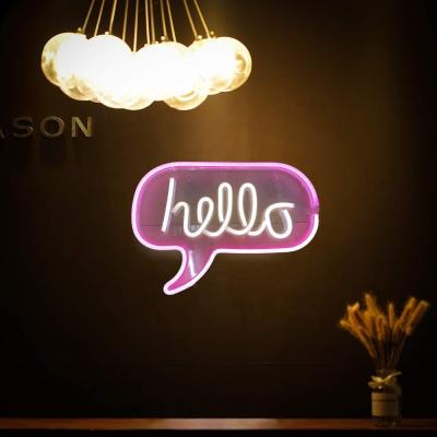 China Customizable Hot Sale Eco-friendly LED Backboard Neon Sign Suits For Party Bar Decoration for sale