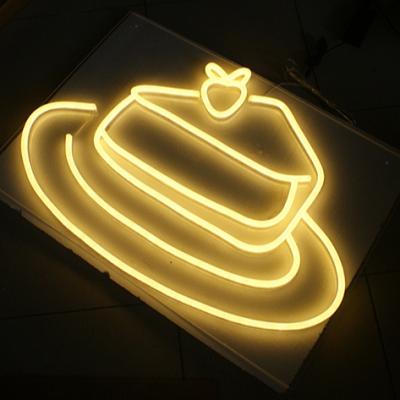 China Custom beautiful theme park dessert shape led neon sign for dessert shop decoration for sale