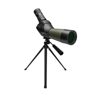 China OEM bak4 Plastic Outdoor Waterproof Prism HD Refractor Telescope Spotting 20-60x60 Square For Hunting Bird Watching for sale