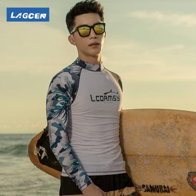 China Dive Skin Shirts Anti-UV Rash Guard Sun Wear Quick Dry Sun Wear Diving Suit For Men for sale