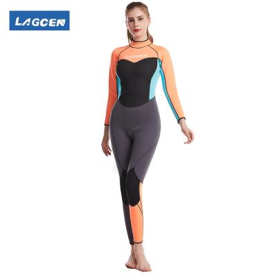 China High Quality Anti-UV Sun Screen Neoprene Surfing Long Sleeves Diving Suit Wetsuit For Women for sale