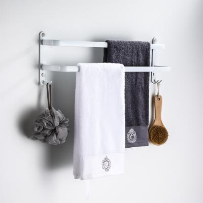 China White Bathroom Accessory Fashion Towel Rack Aluminum Towel Racks Bathroom Towel Racks for sale