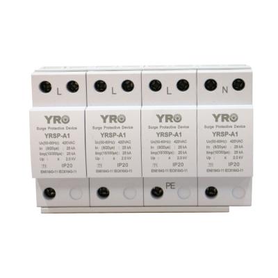 China Manufacturer YRSP-A1 SPD YRSP-A1 T1 AC SPD 4 Pole Surge Protection Device for sale