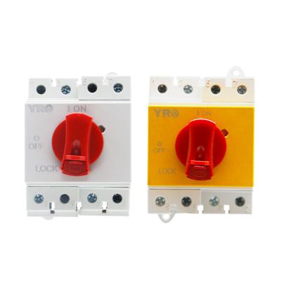 China DC Isolator Switches 1000V Battery Isolator Switches Lockable Solar Disconnect Switch YRDS1 for sale