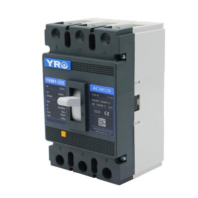 China Short Circuit Protection YRO Cast Case Circuit Breaker 3 Pole 4 Pole Circuit Breakers Electrical AC mccb 63A 80A 100A 125A 400A 630A for sale