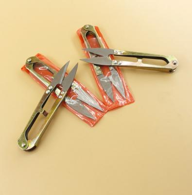 China Eco - Friendly Wholesale U - Shaped Cross Stitch Scissors / Tailor Tools / Thread Sewing Scissors for sale