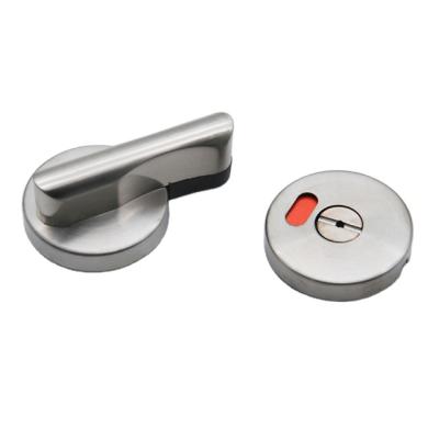 China 304 Stainless Steel Self Closing Portable Premium Material Toilet Door Indicator Lock Heavy Duty for sale