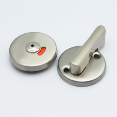 China Factory Wholesale Toilet Wood Partition Compartment Fittings Toilet Compartment Door Bathroom Indicator Zinc Alloy Lock for sale