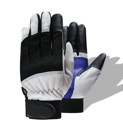 China PU Anti-skid Motorcycle Gloves Safety Gloves Outdoor Sport Hand Protection Work Recycling Gloves for sale