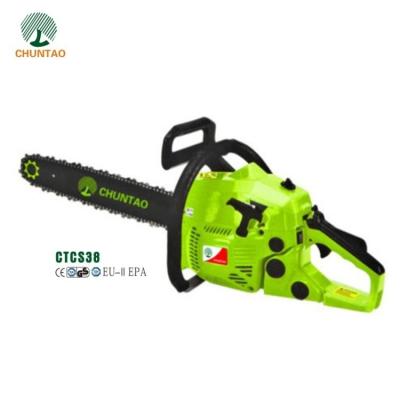 China 2-Stroke Good Quality 1200W 37.2cc Gasoline Chainsaw Cutter Shaft For Garden for sale