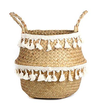 China Vegetable Plankton Laundry Basket Foldable Dirty Bra Handwoven Home Decor Folding Laundry Baskets Minimalist Nordic Home Decor for sale