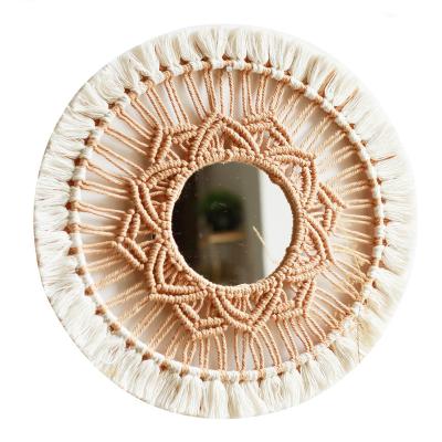 China Minimalist Vintage Decoration Wall Cosmetic Mirrors Bathroom Living Room Wall Mirrors for sale