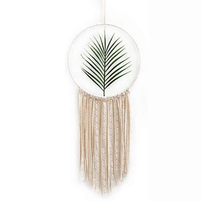 China Simple Pastoral Boho Dream Decor Woven Tapestry Home Decor Wall Hanging Catcher Wall Hanging Tapestry Macrame for sale