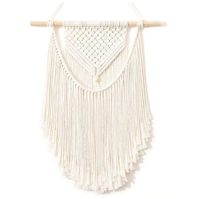 China Creative Cotton Bohemian Nordic Rope Woven Tassel Tapestry Macrame Wall Hanging Living Room Decorations for sale