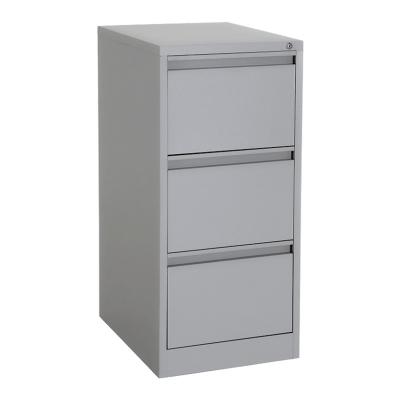 China Knockdown Metal Office Furniture Steel 3 Drawer File Cabinet For Office for sale