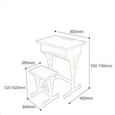 China 2021 New Product Environmental Friendly Children Study Desk Chair Set For Kids OEM Kids Study Table And Chair With Spare Parts for sale