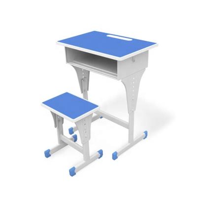 China Environmental friendly cheap price student desk simple steel table chair and chair set classroom office desk for kids for sale