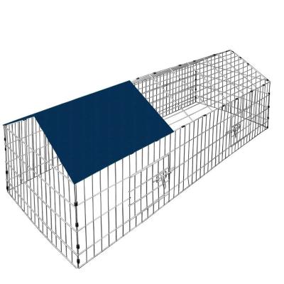 China OEM Style Breathable Popular Cute Poultry Wire Metal Chicken Cage Pens Crate Chicken Cage Rabbit Run Cage Fence For Sale for sale