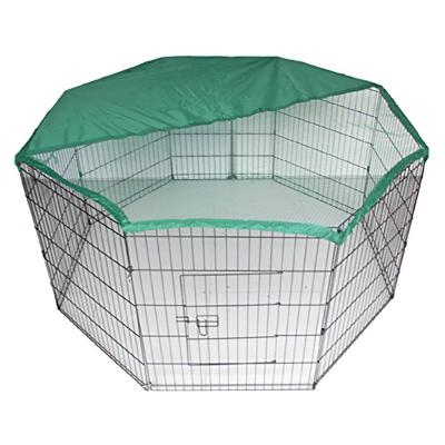 China Breathable Wire Cage Outdoor Run Chicken Cage Hutch Used Chicken Cage For Sale With Protective Net for sale