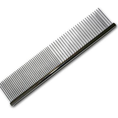 China Professional Stocked Stainless Steel Dog Cat Pin Comb Dog Hair Comb Pet Grooming Comb for sale