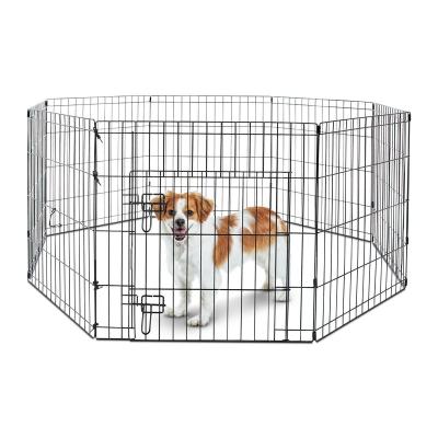 China Breathable Diy Metal Dog Playpen Rabbit Indoor Kennel Cat Outside Fence for sale