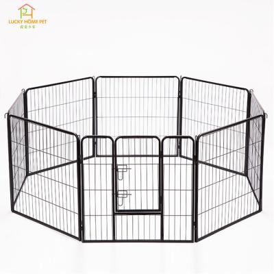 China Large Foldable 6 Panel Sustainable Foldable Exercise Heavy Duty Outdoor Metal Pet Pen For Sale for sale