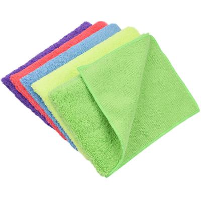 China Sustainable 2022 hot sale 40x40cm microfibra toalla super absorbent quick dry microfiber towel for sale