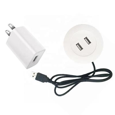 China Sofa Charger Switch Dual USB Socket Residential/Multi-Purpose Charging Phone Charging 5V 2A USA 110-240V Sofa USB Outlet for sale