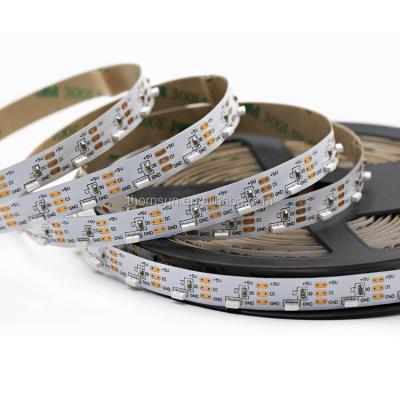 China DC5V SMD4020 Digital RGB Residential Side View LED Strip SK6812 for sale