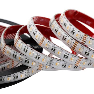 China Desktop SMD5050 rgbw led strip 12v 24v 4 in 1 multi color led lighting ip20 ip65 ip67 for sale