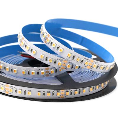 China Hotel SMD3527 120leds/m Color Temperature Double Dimming Color Mix Led Strip for sale