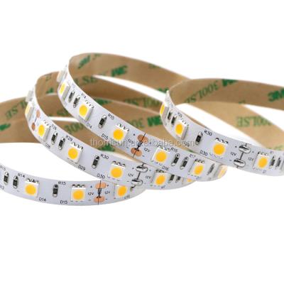 China Flexible LANDSCAPE 12v warm white led strip light smd 5050 60led not waterproof for sale