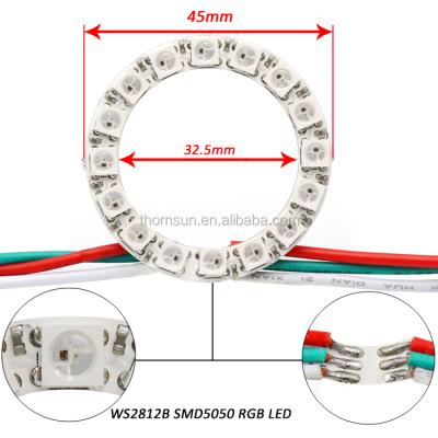 China Residential Programmable Digital RGB Led Ring Light 5050 Module Led Pixel Ring For Car for sale