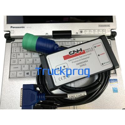 China TRUCKS TRACTOR ect for CNH DPA5 for Holland New Electronic Tool K-LINE for CNH EST Engineering J2534 truck tractor tool+CF C2 diagnostic LAPTOP for sale