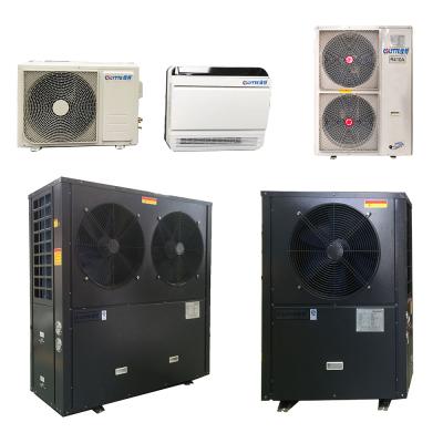 China Hotel air source heat pump for household use from 3P to 10pHeating 5.7KW to 40KW cooling 7.2KW to 25 KW for sale