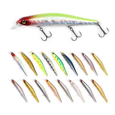 China Wholesale ABS Hard Bait Plastic Big Fishing Lure Suspend Bait Minnow Fishing Lure Minnow Lure for sale